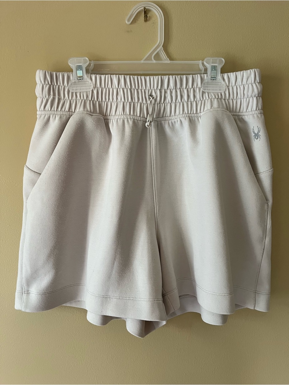 Spyder Women's Cream Athletic Lounge Shorts